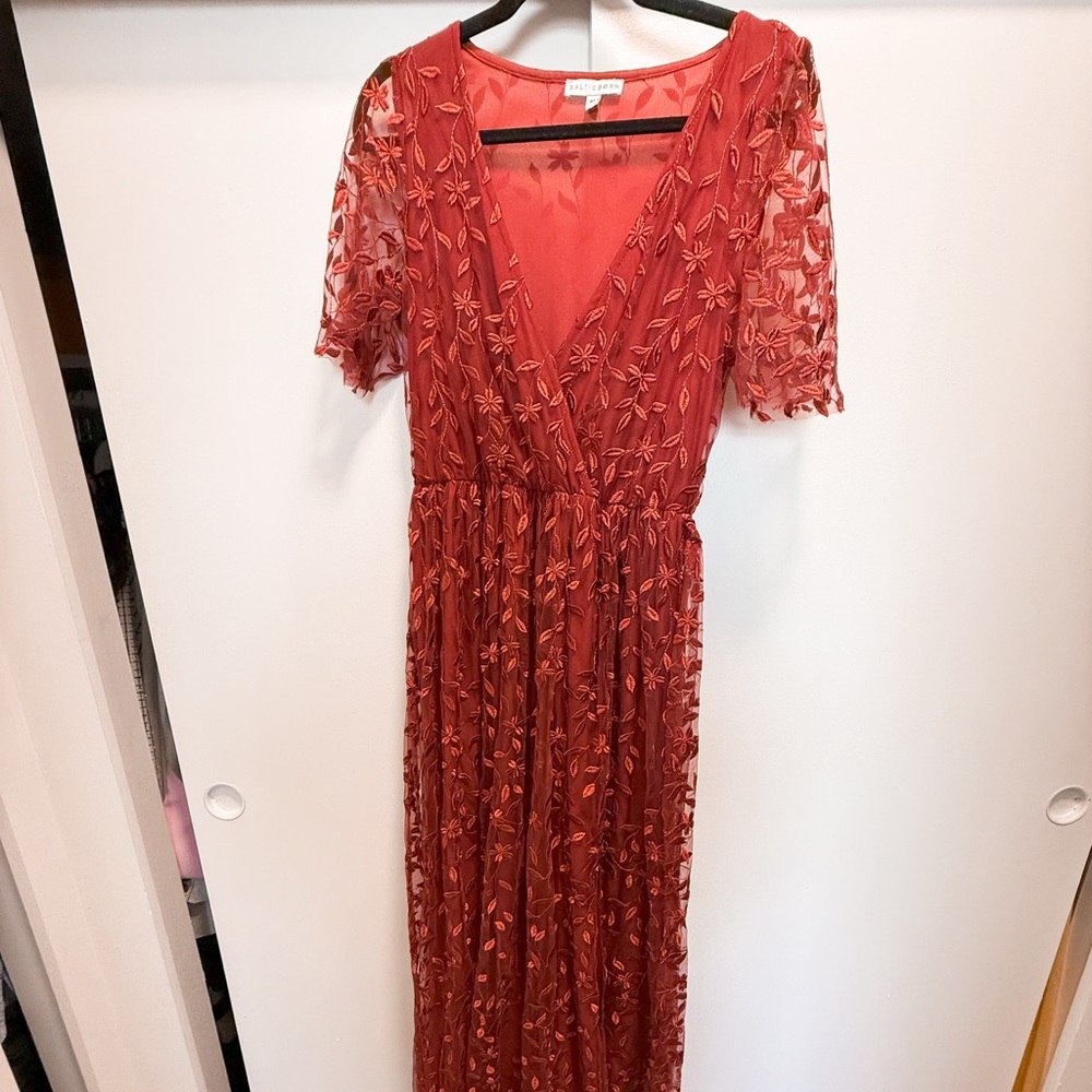 Baltic Born Red Maroon Dress